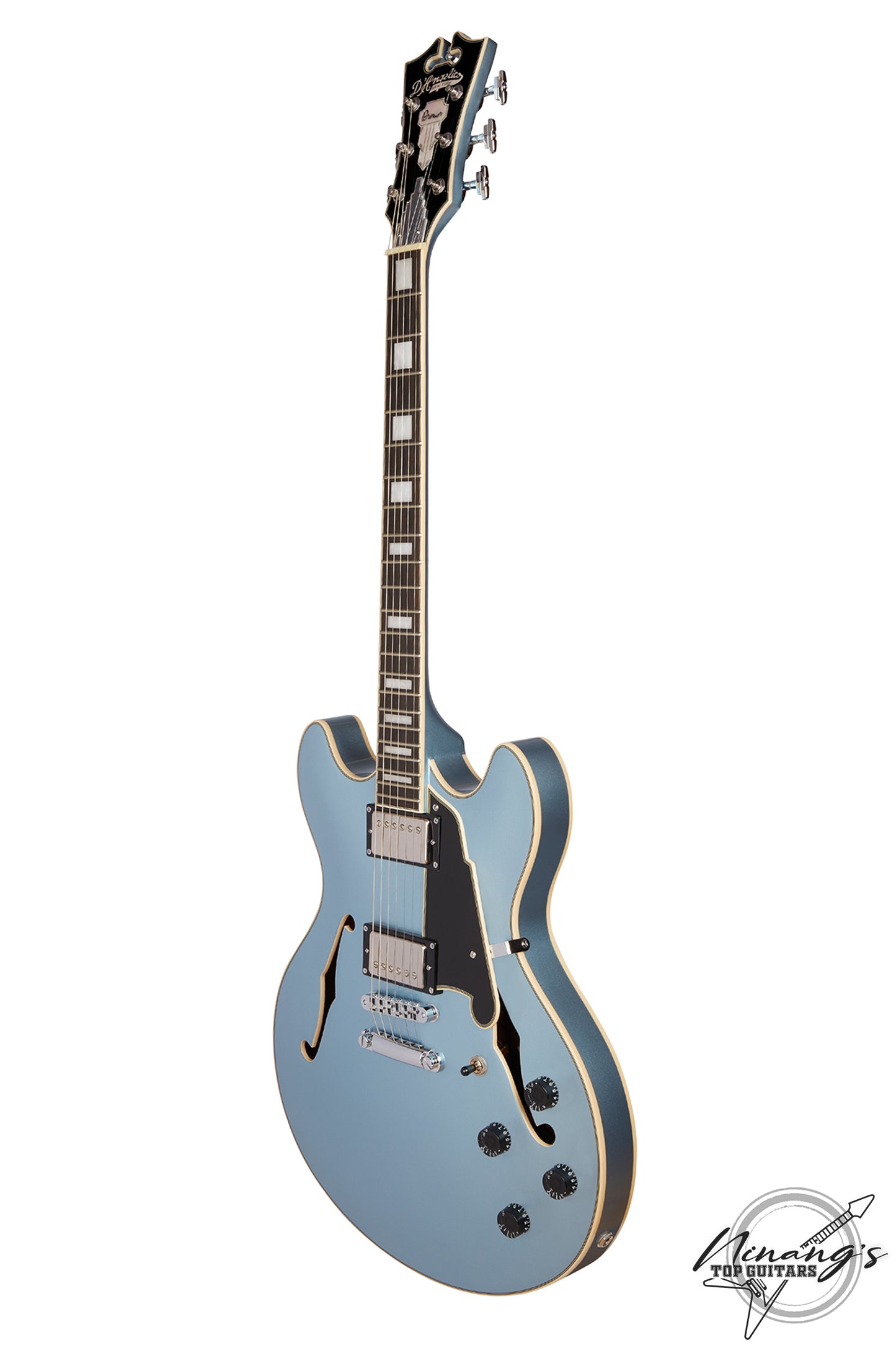 D'Angelico Premier DC Boardwalk Iced Blue Metallic