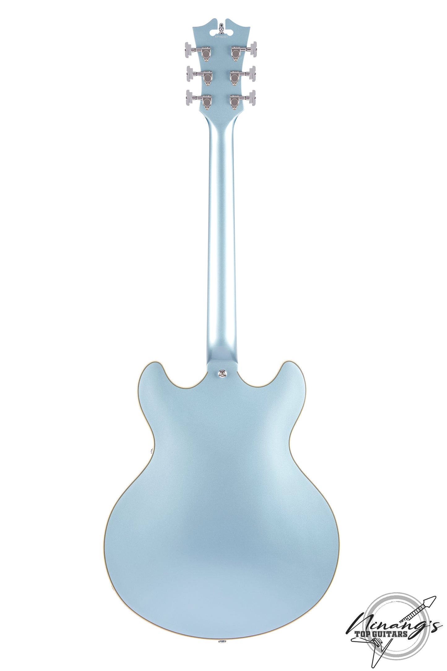 D'Angelico Premier DC Boardwalk Iced Blue Metallic