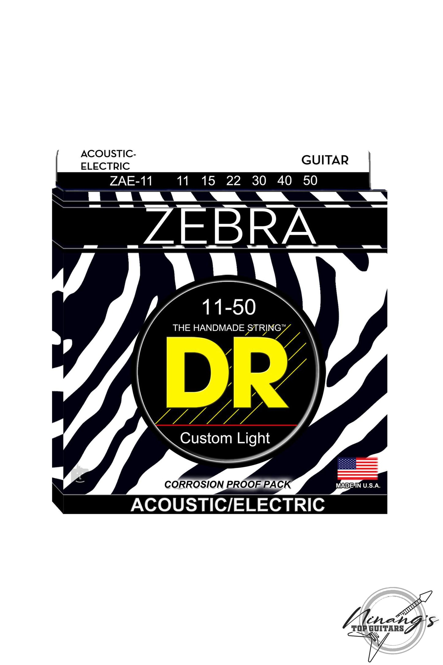 DR Zebra Acoustic Phosphor Bronze