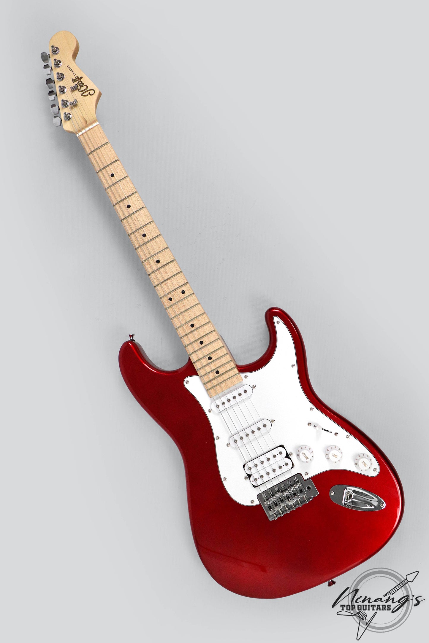 JCraft S-1H HSS Strat Metallic Red