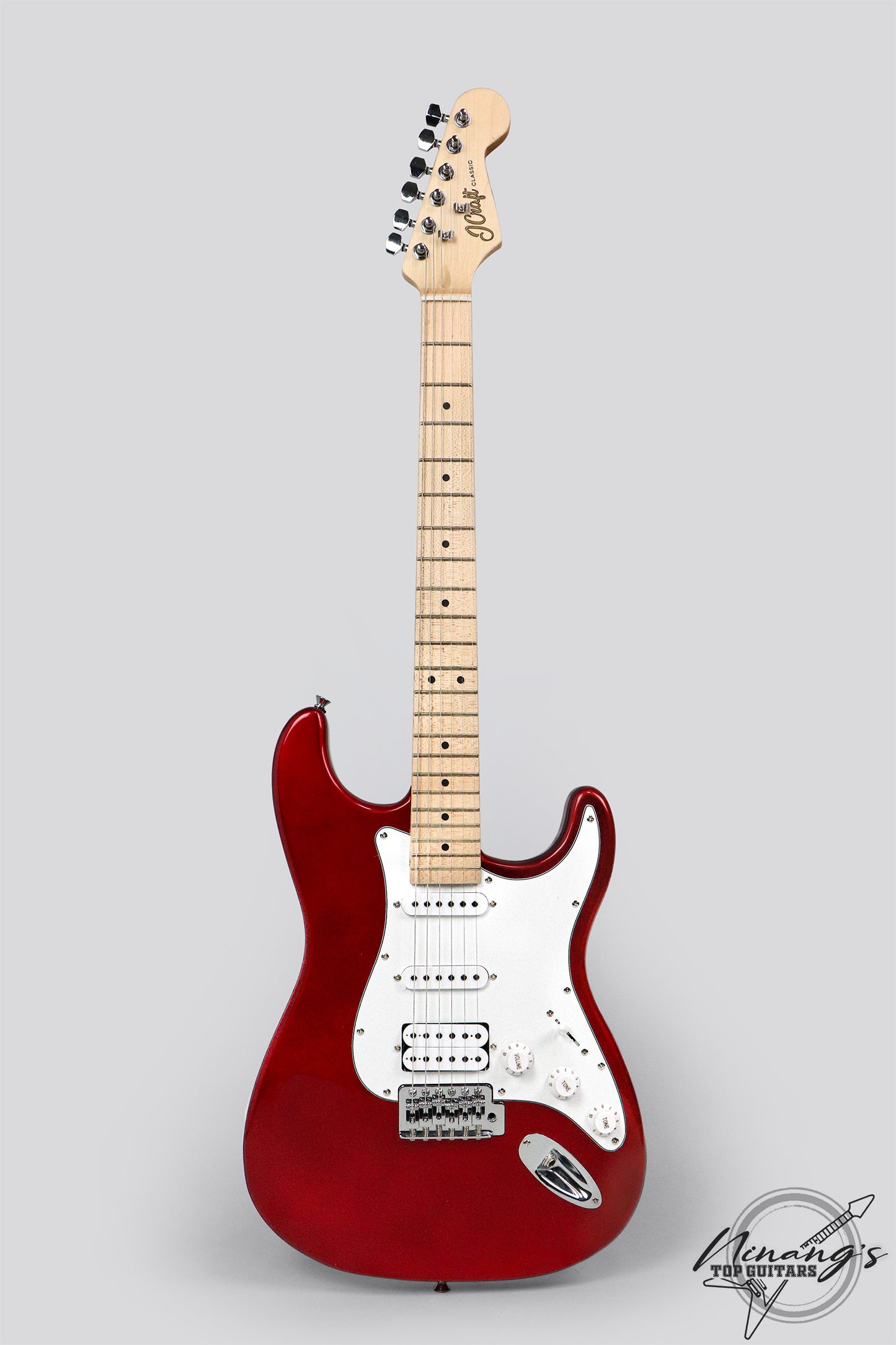 JCraft S-1H HSS Strat Metallic Red