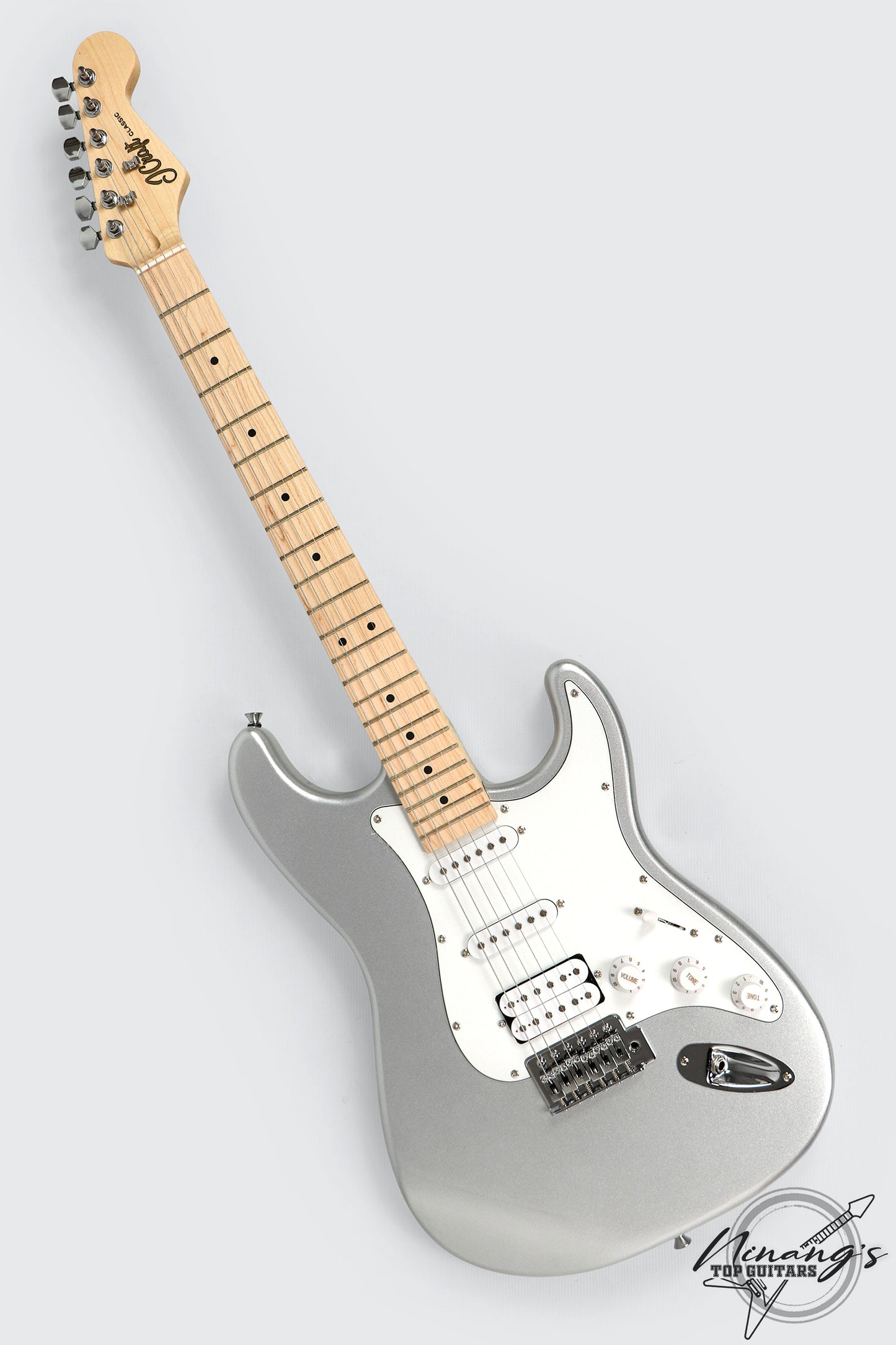 JCraft S-1H HSS Strat Metallic Silver