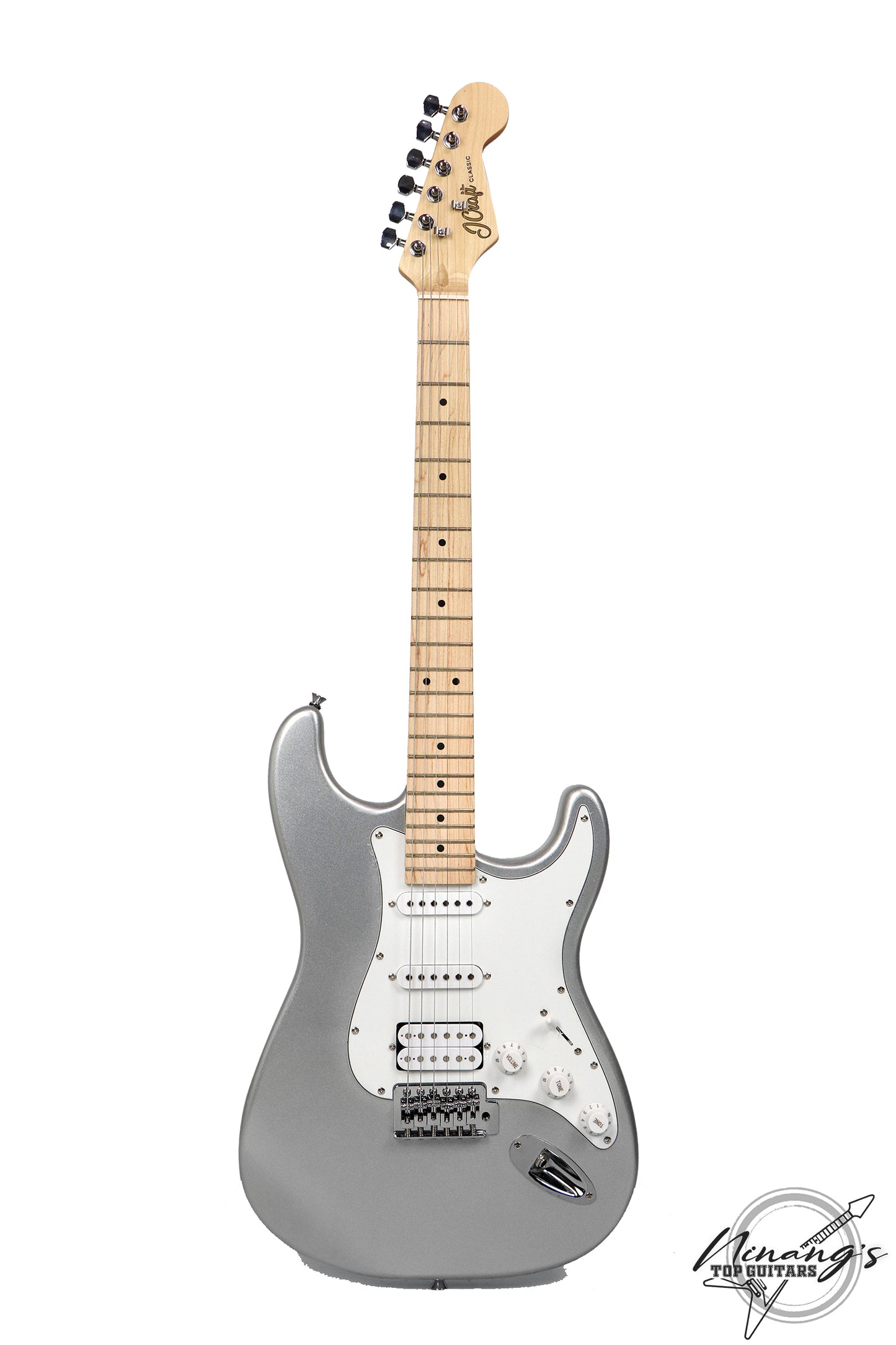 JCraft S-1H HSS Strat Metallic Silver