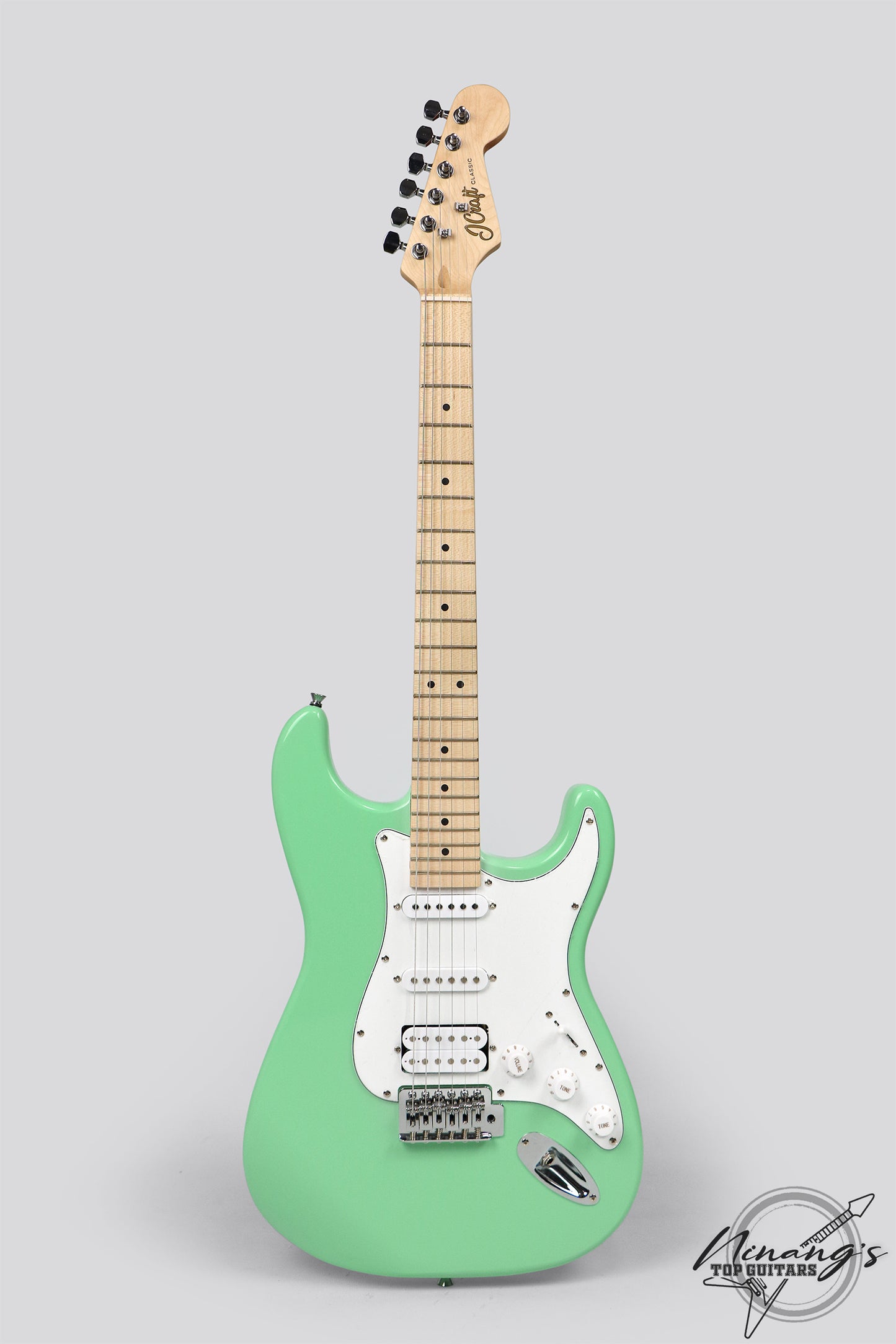 JCraft S-1H HSS Strat Surf Green