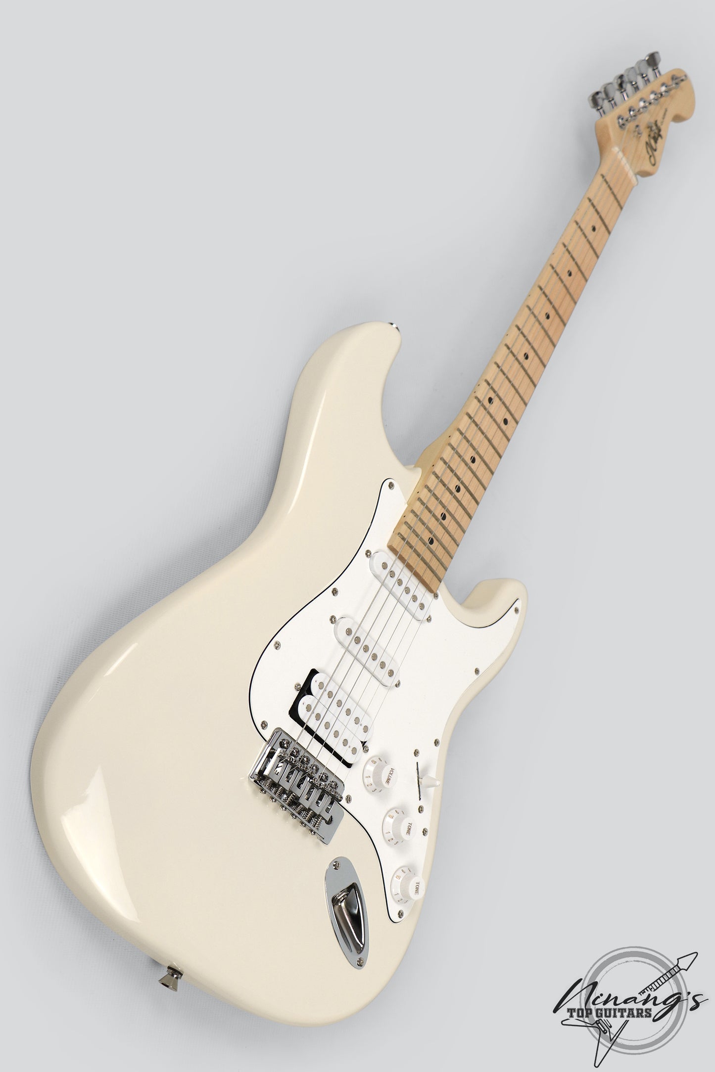 JCraft S-1H HSS Strat Milky White