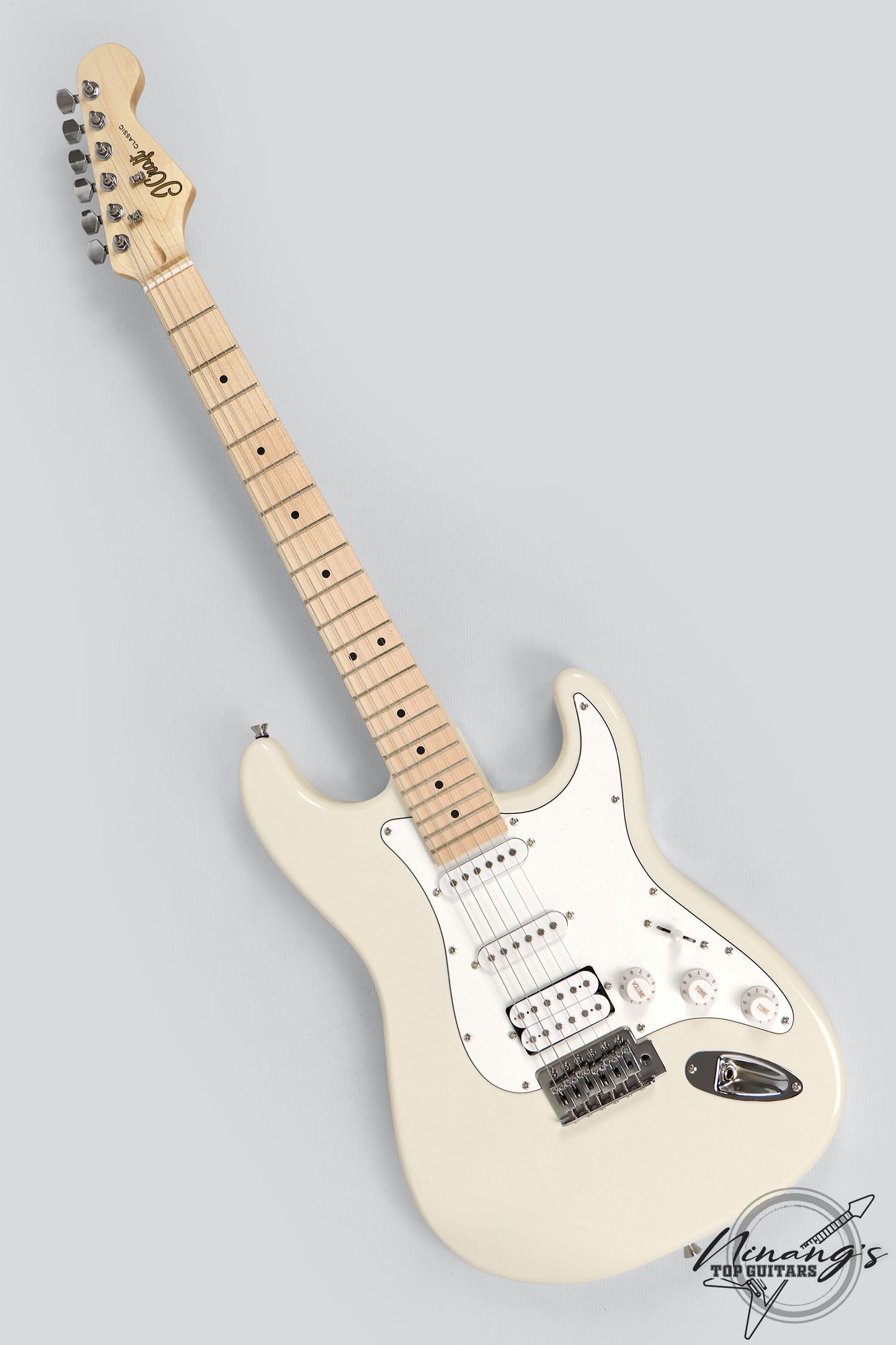 JCraft S-1H HSS Strat Milky White