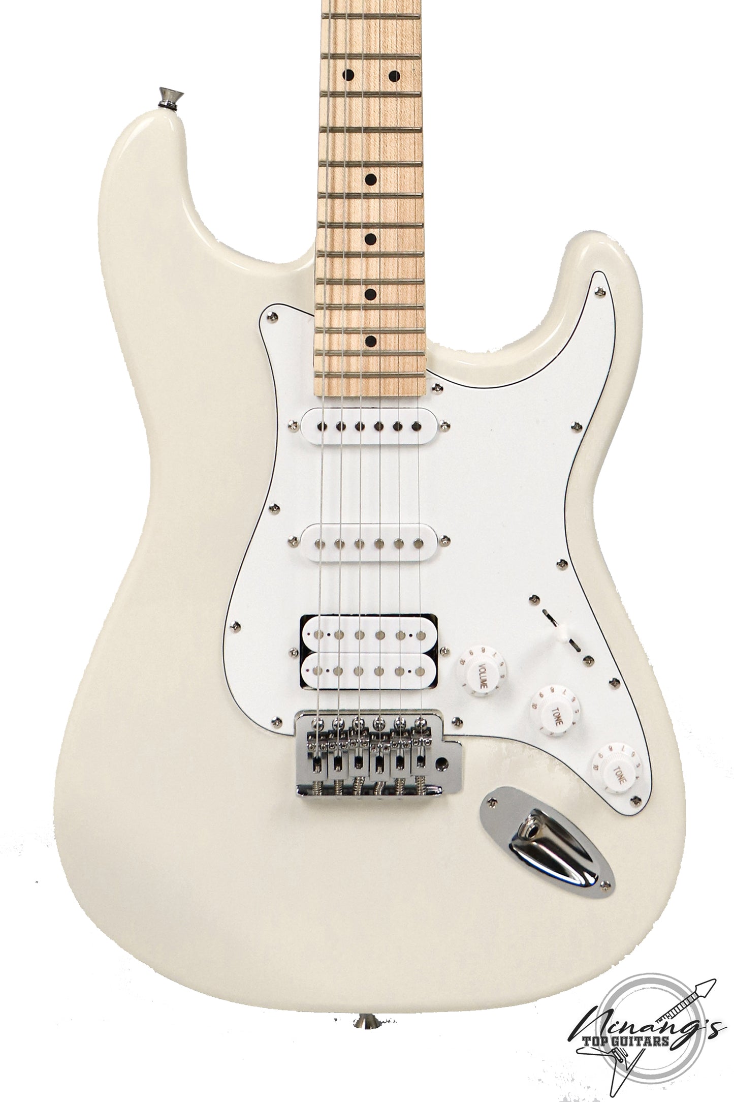 JCraft S-1H HSS Strat Milky White