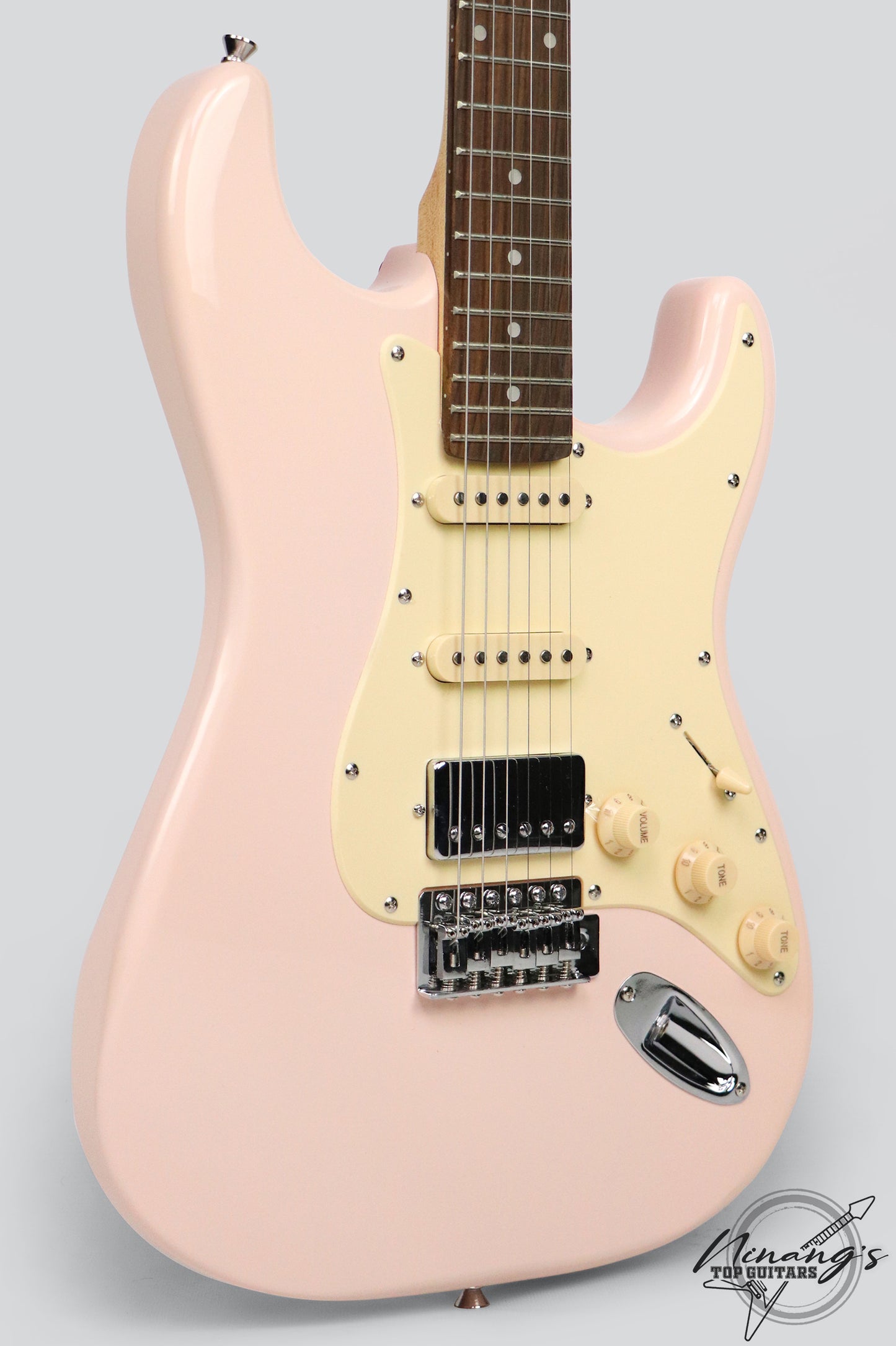 JCraft S-2H HSS Strat Shell Pink