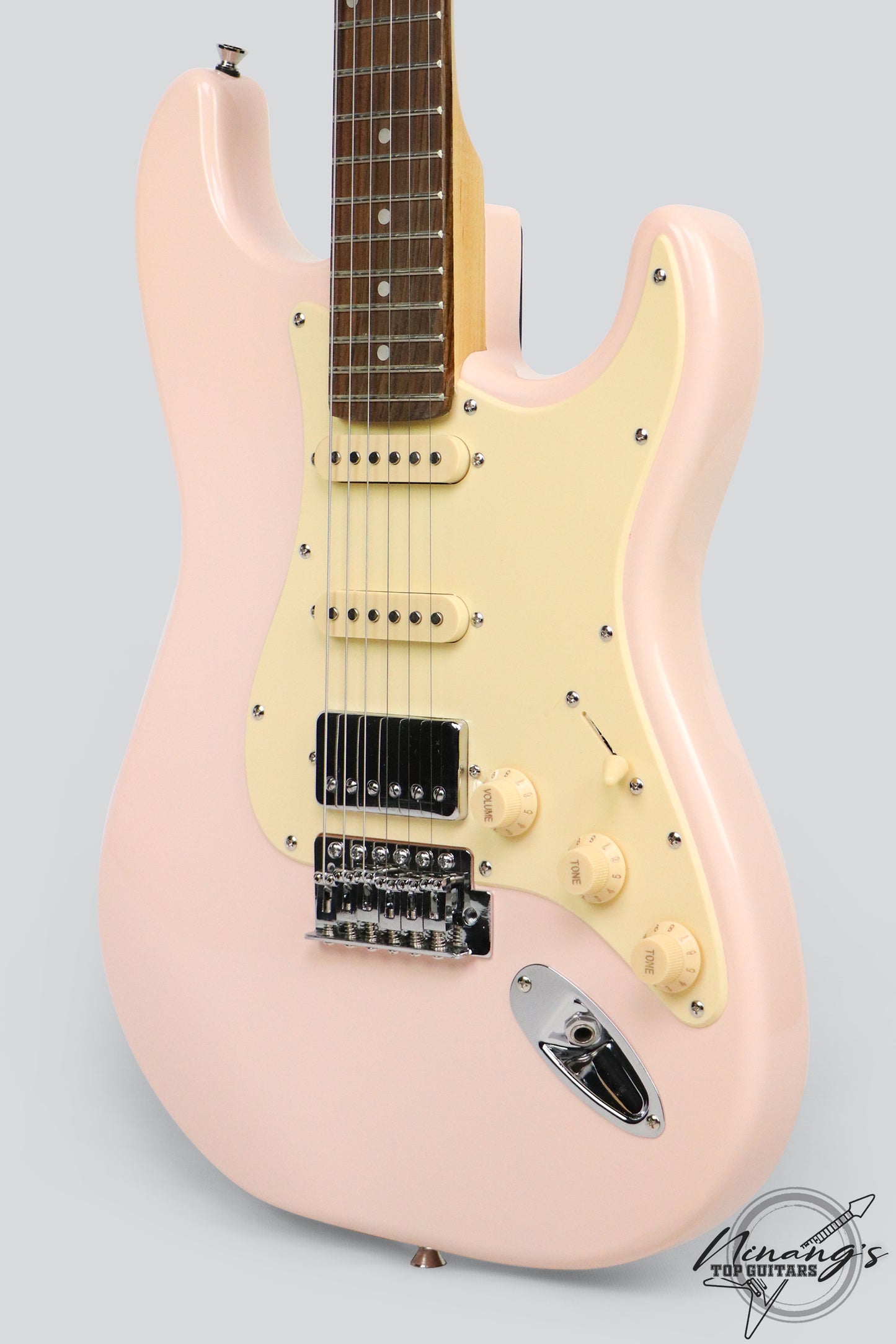 JCraft S-2H HSS Strat Shell Pink