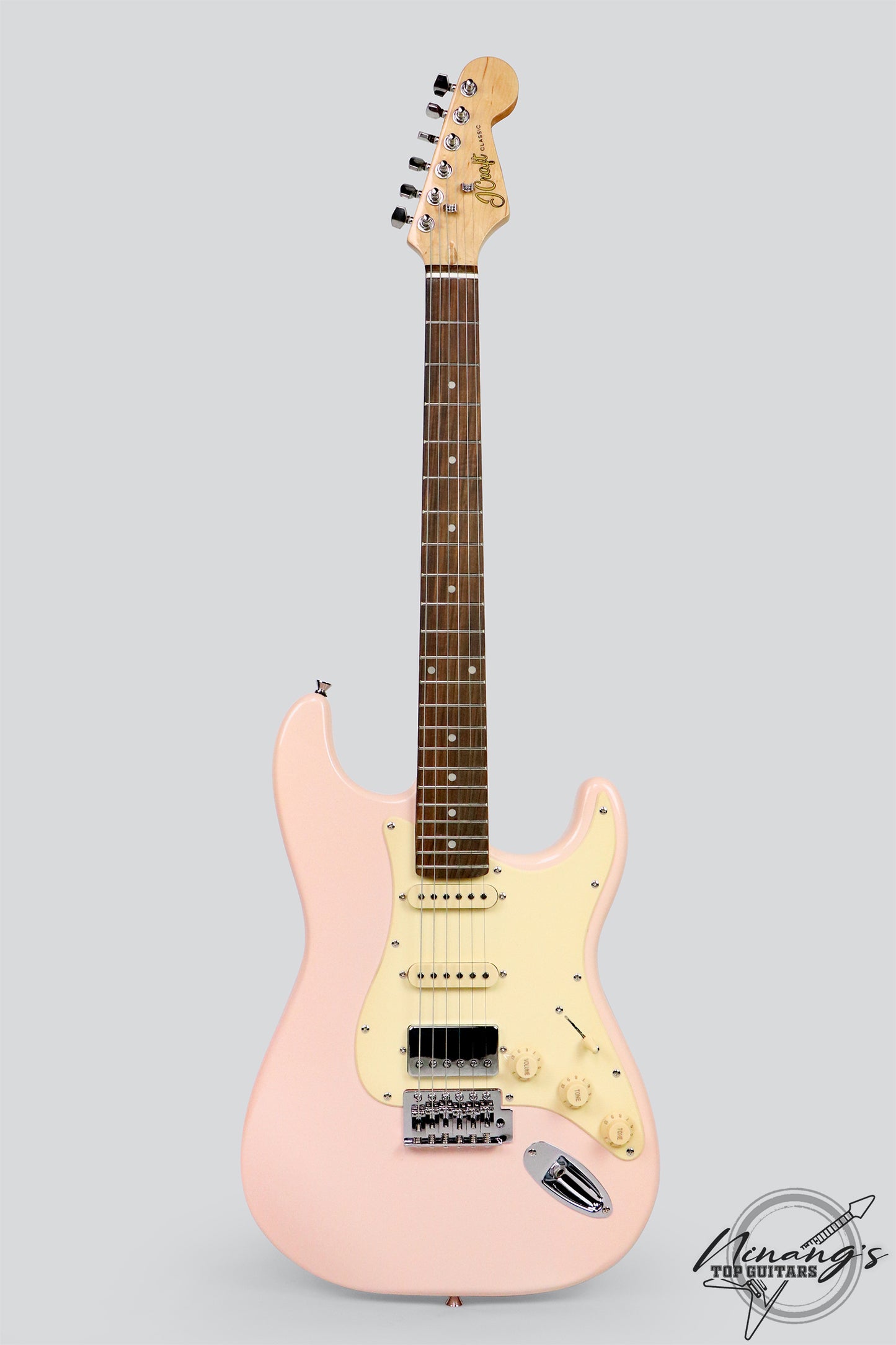 JCraft S-2H HSS Strat Shell Pink