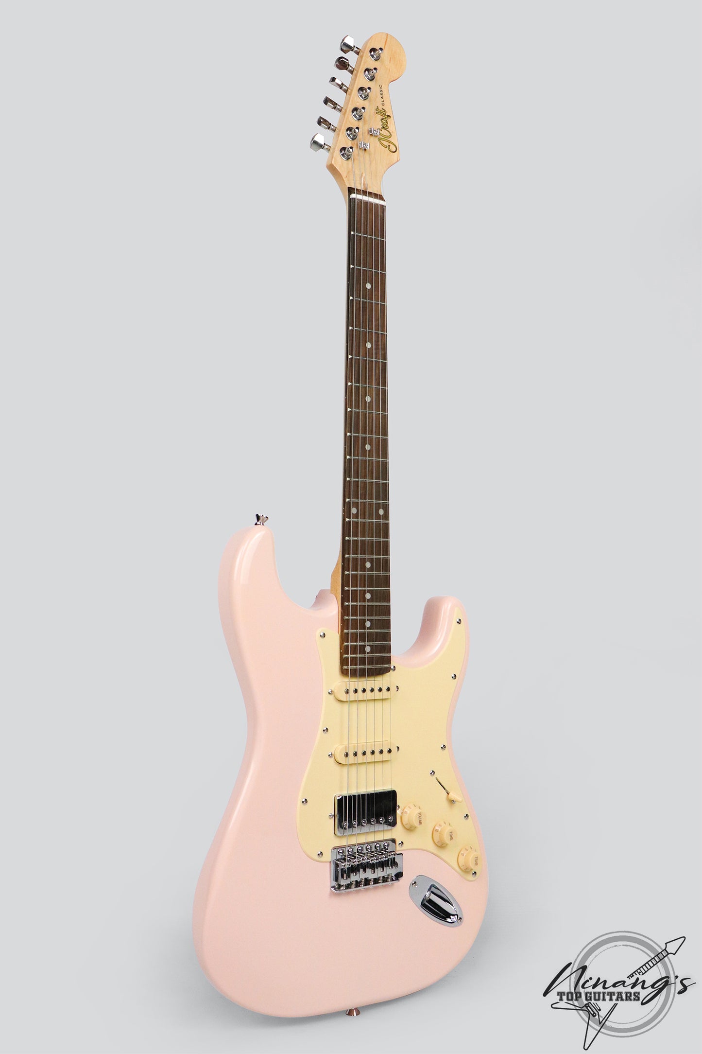 JCraft S-2H HSS Strat Shell Pink