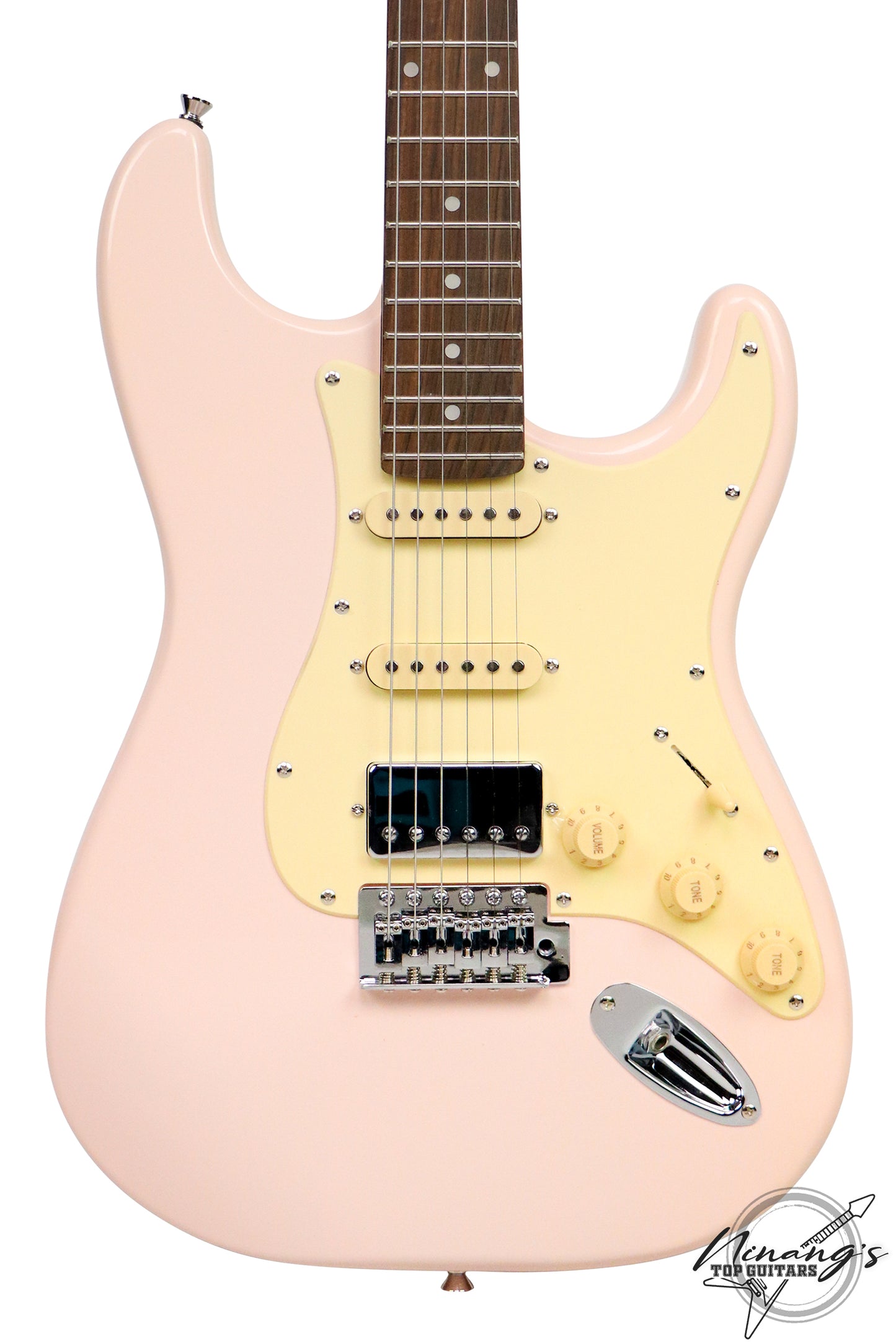 JCraft S-2H HSS Strat Shell Pink