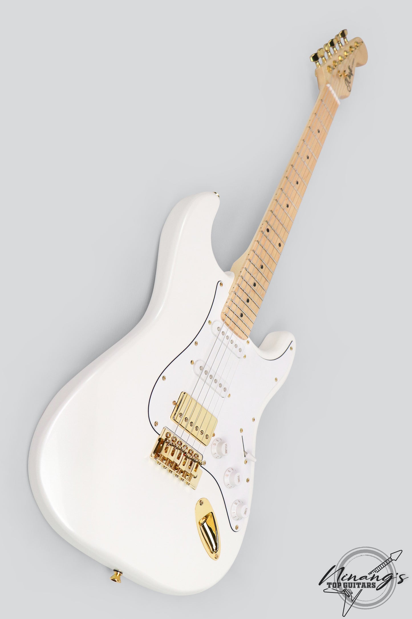 JCraft S-2H HSS Strat Pearly Gates