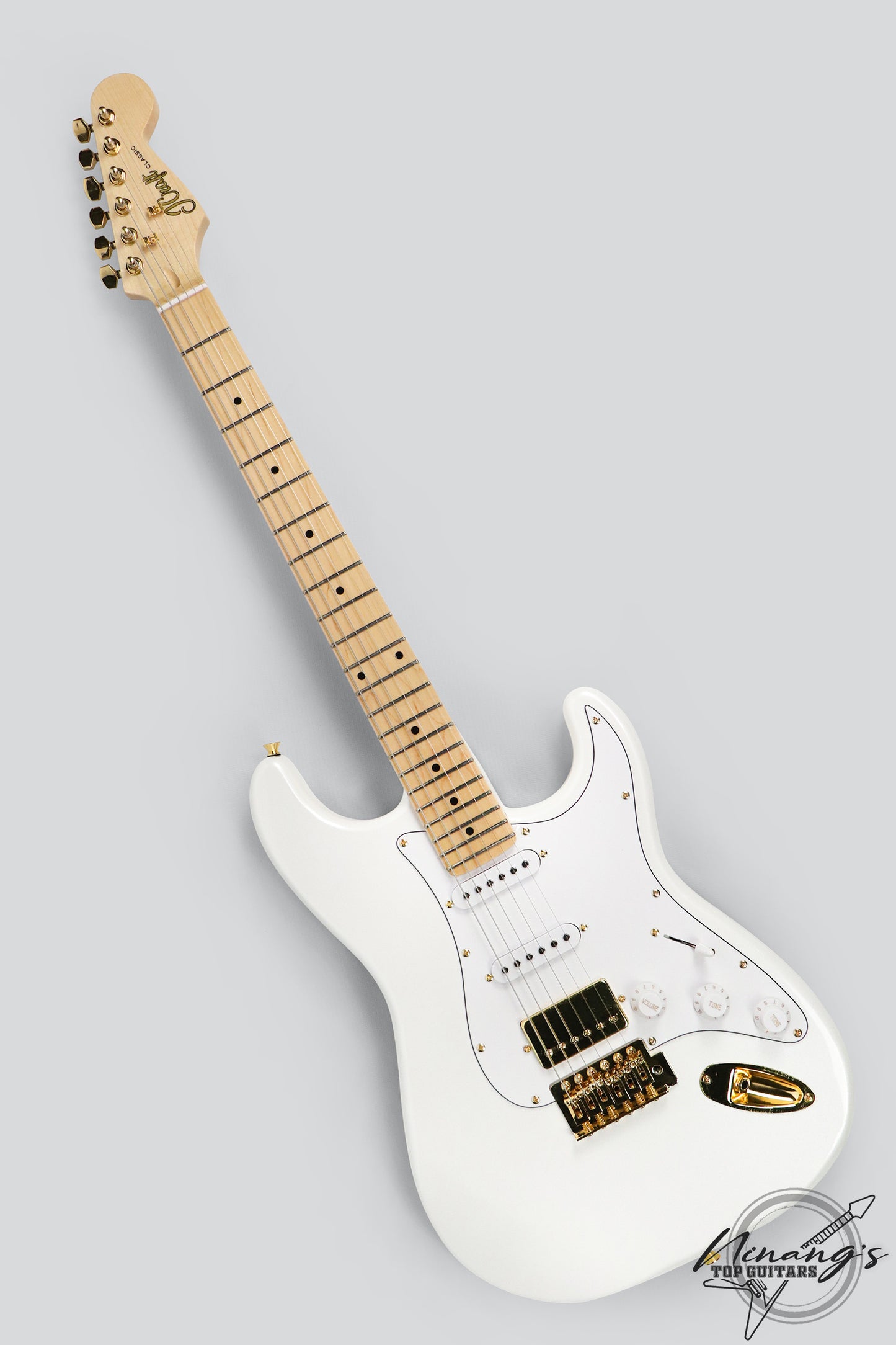 JCraft S-2H HSS Strat Pearly Gates