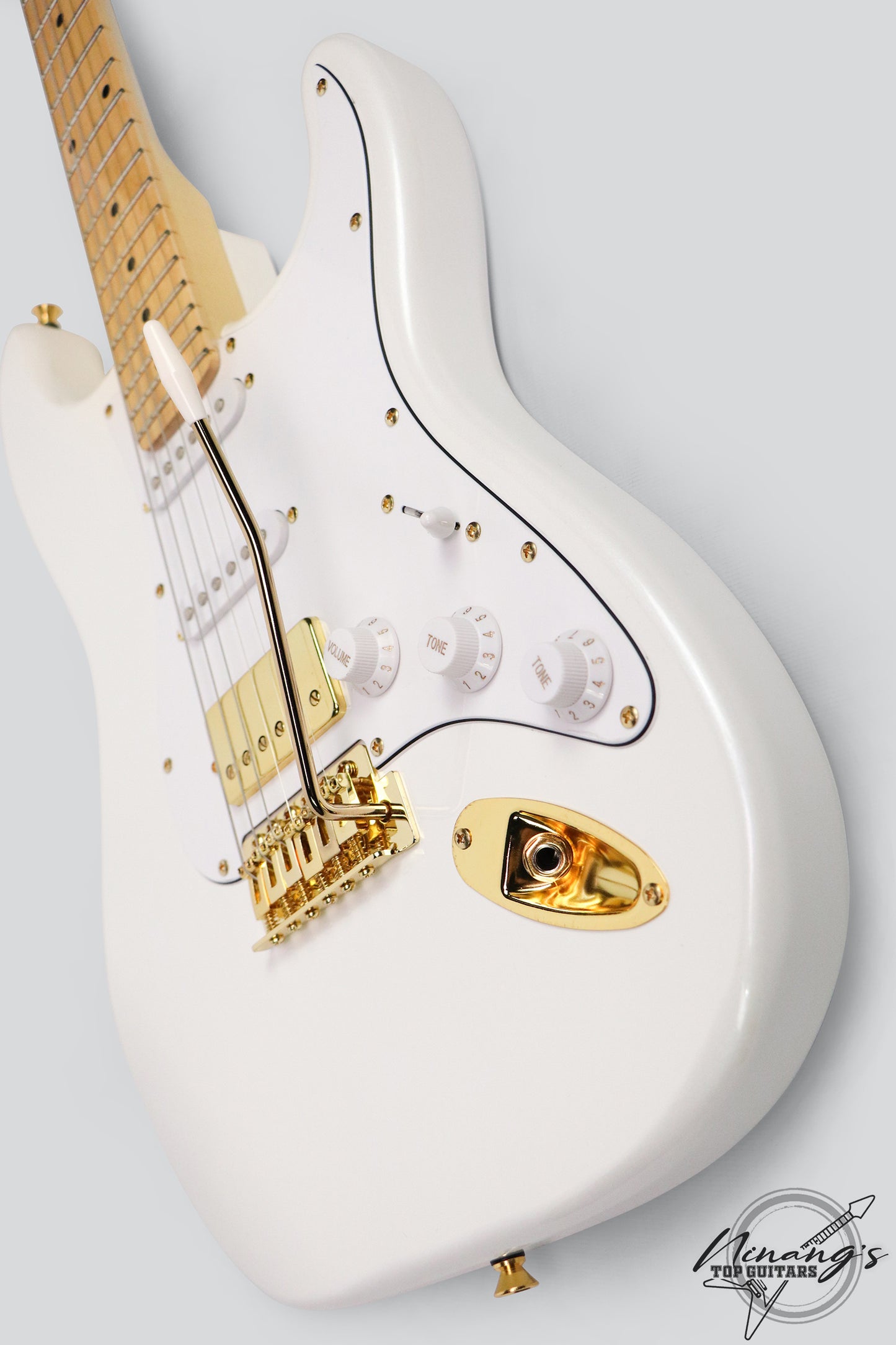 JCraft S-2H HSS Strat Pearly Gates