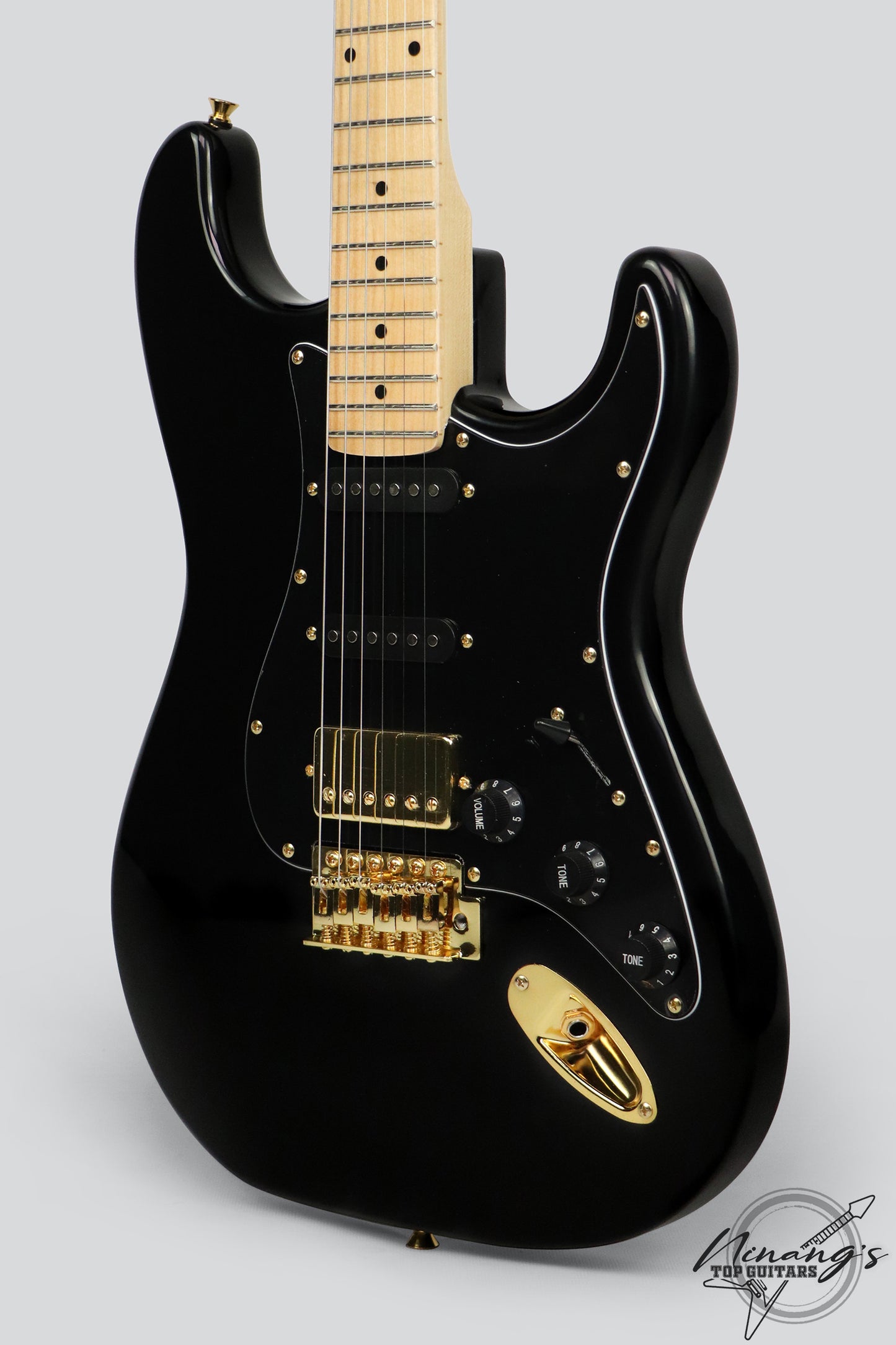 JCraft S-2H HSS Strat Tuxedo Black