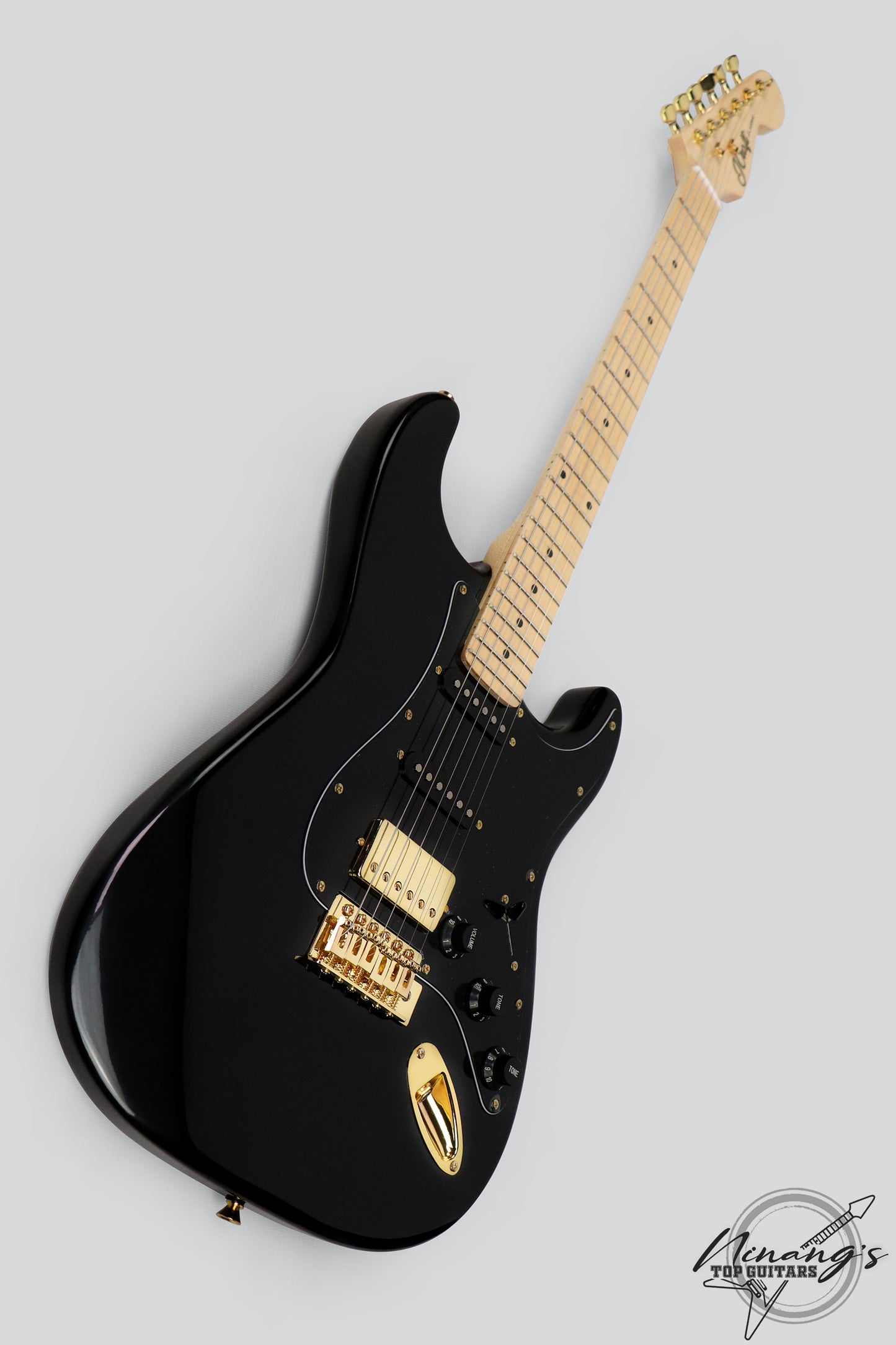 JCraft S-2H HSS Strat Tuxedo Black