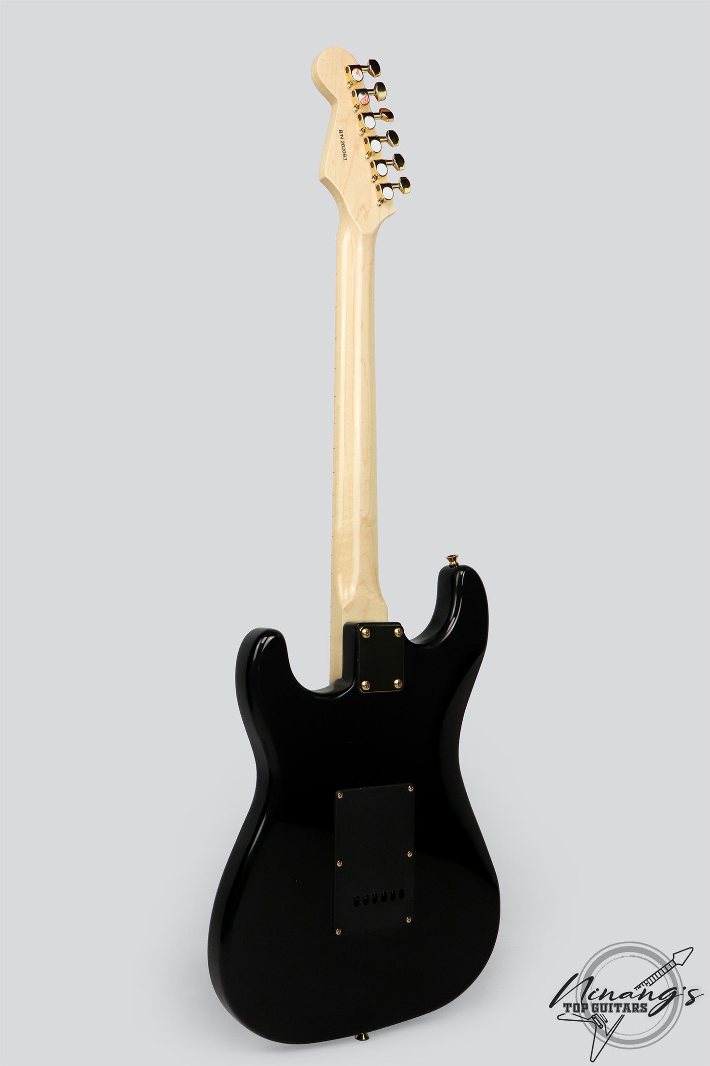 JCraft S-2H HSS Strat Tuxedo Black