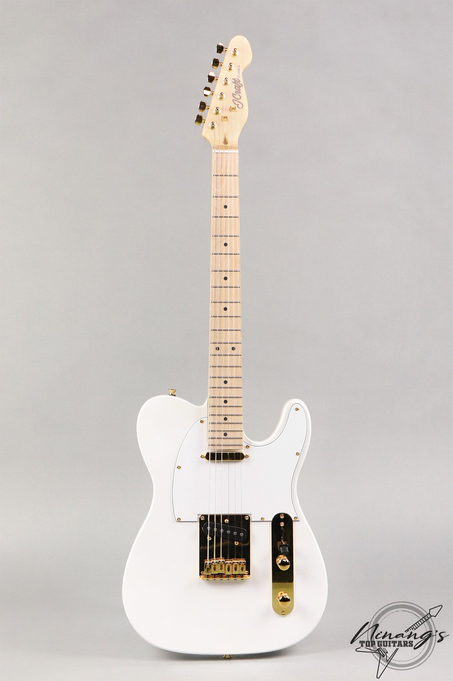 JCraft T-2 LTD. Tele Pearl White