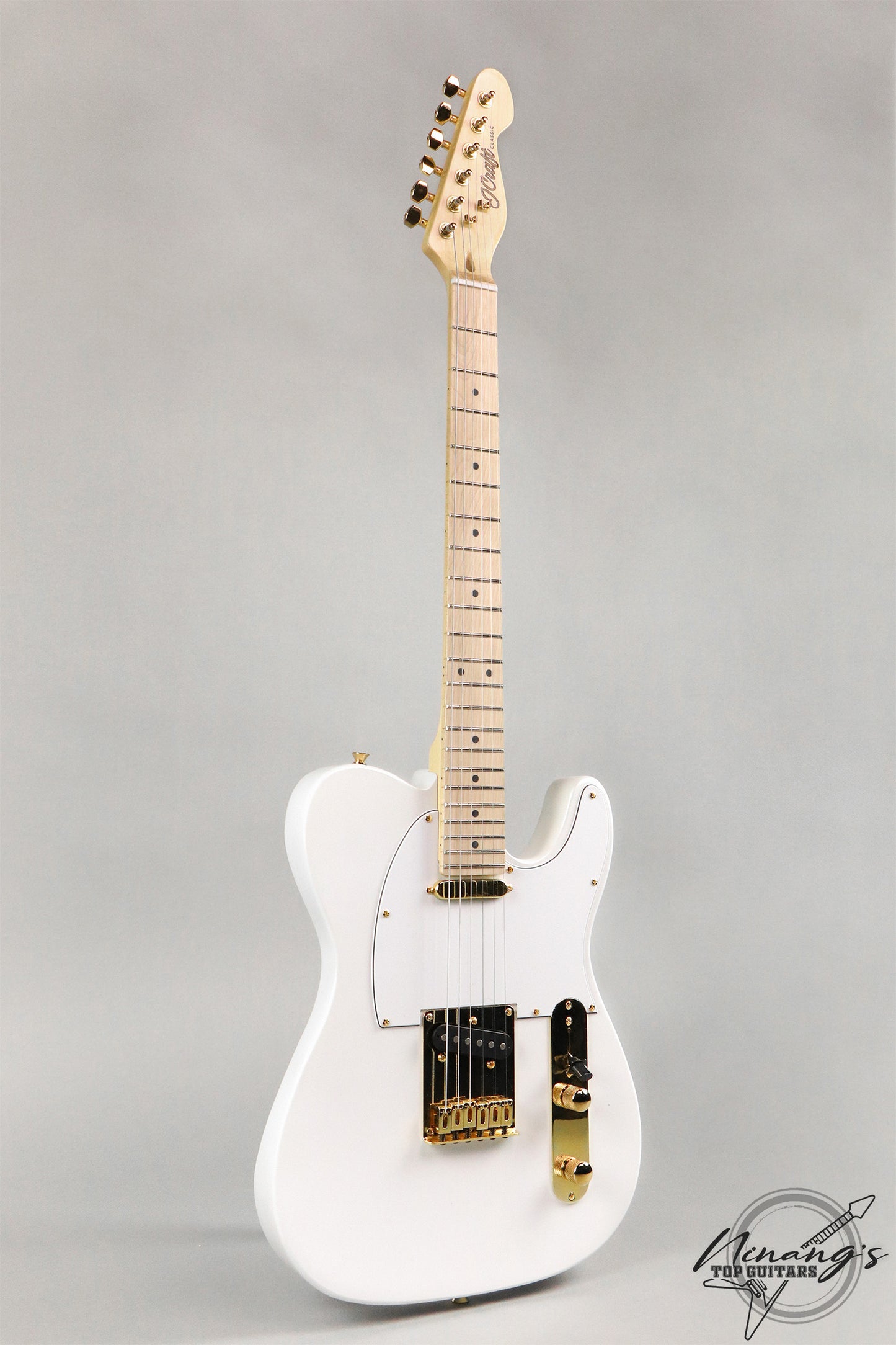 JCraft T-2 LTD. Tele Pearl White