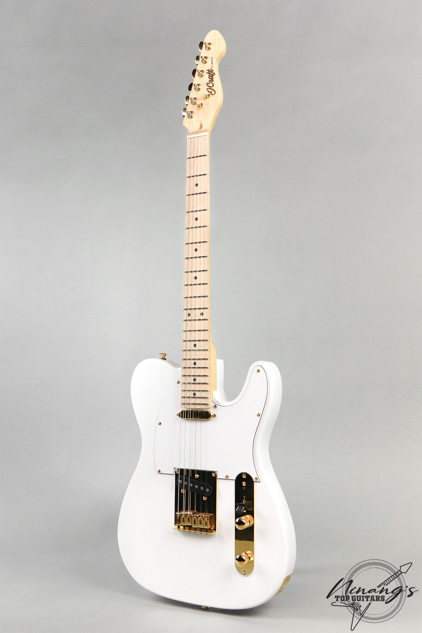 JCraft T-2 LTD. Tele Pearl White