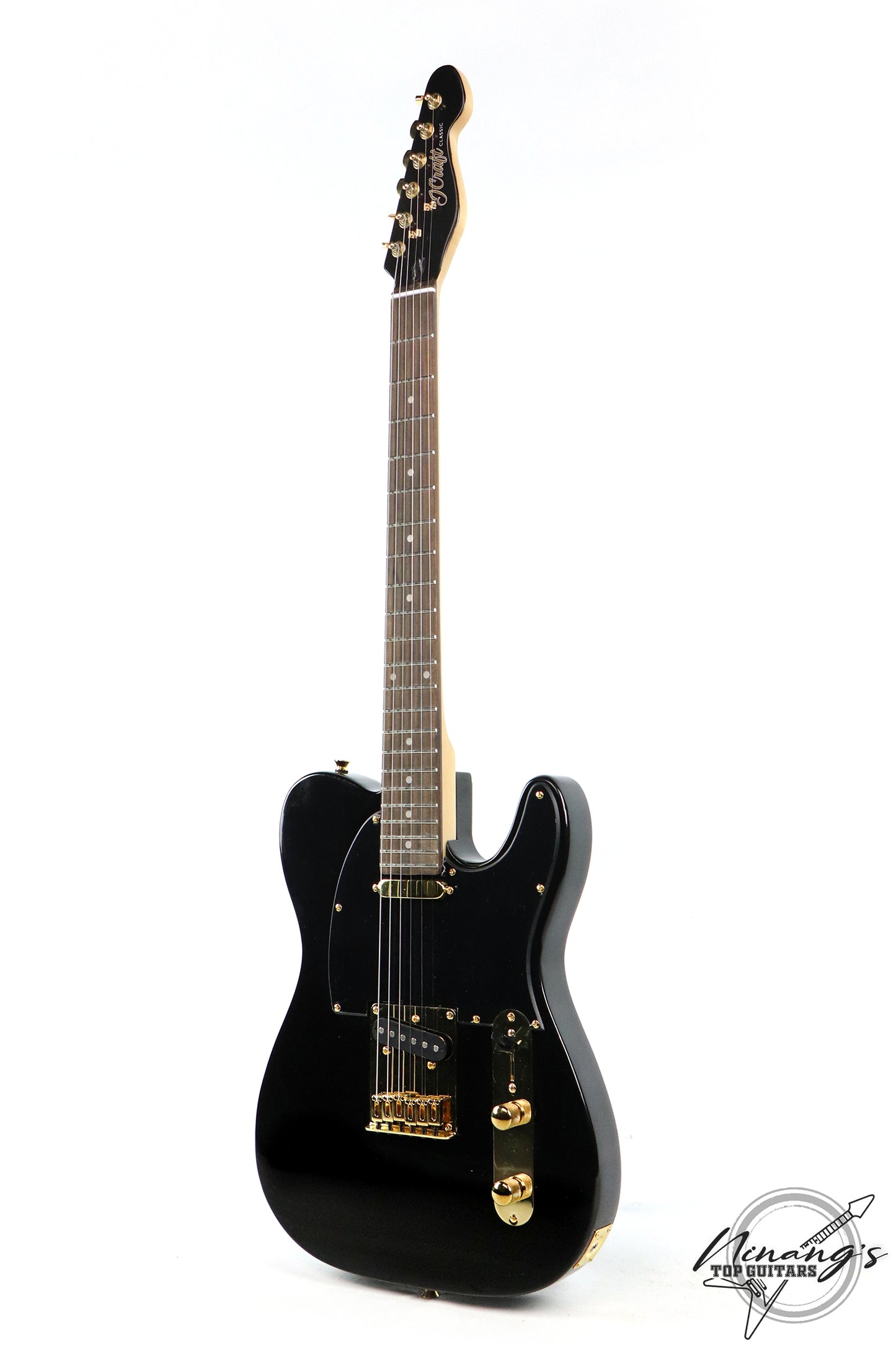 JCraft T-2 LTD. Tele Tuxedo Black