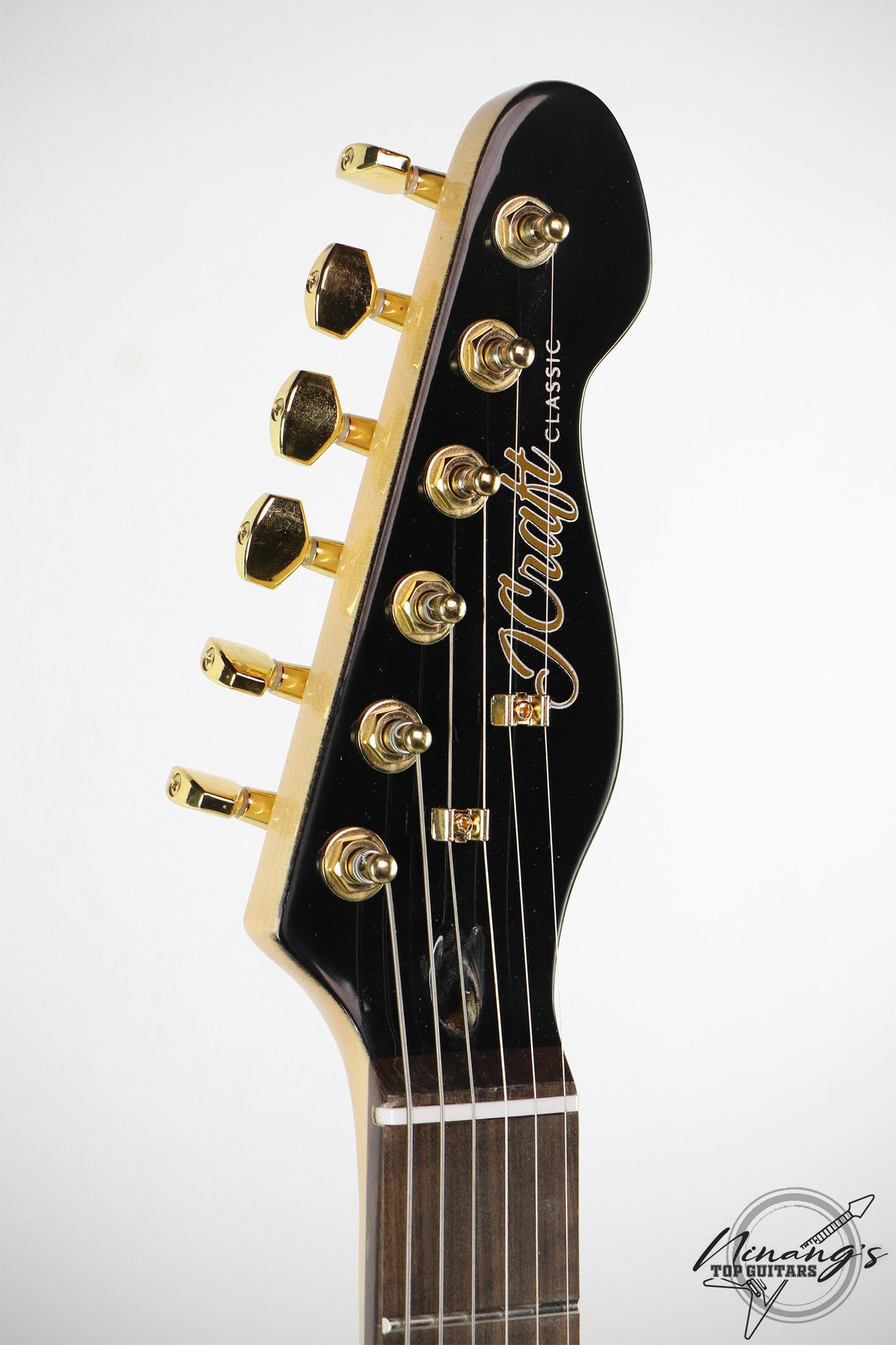 JCraft T-2 LTD. Tele Tuxedo Black