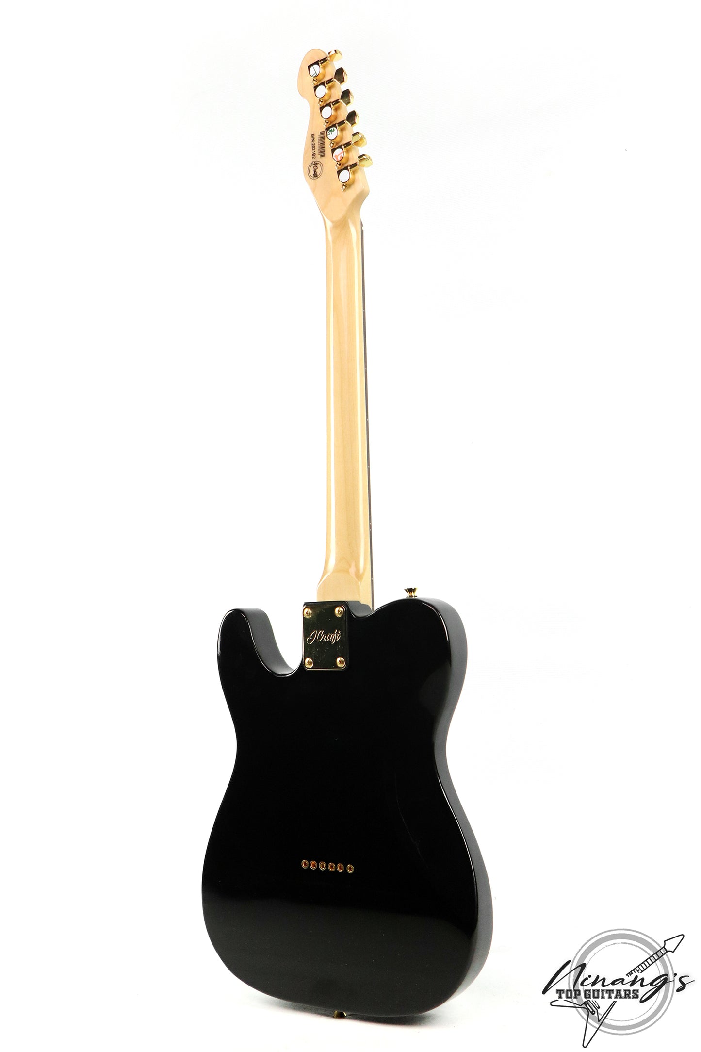 JCraft T-2 LTD. Tele Tuxedo Black