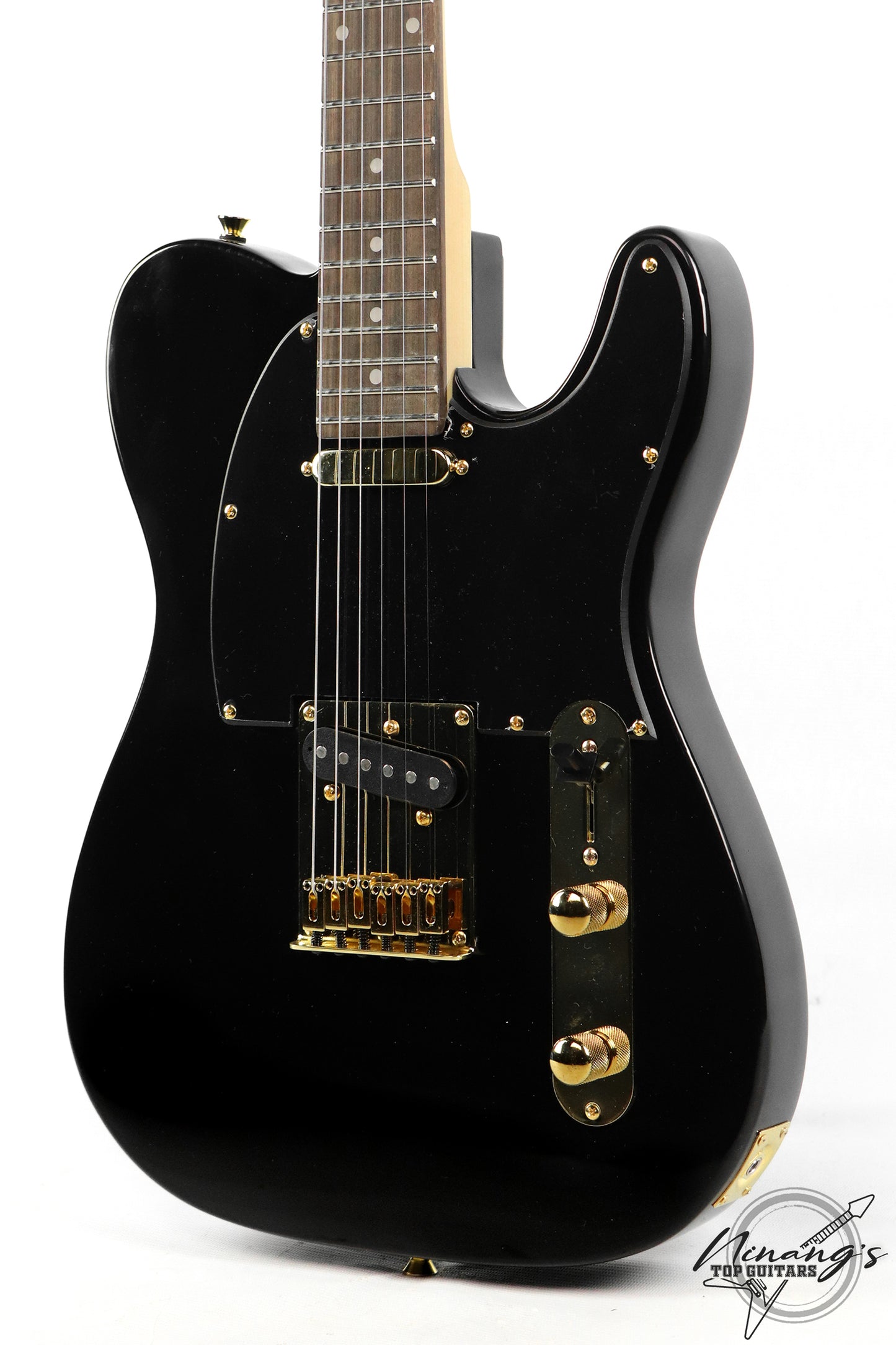 JCraft T-2 LTD. Tele Tuxedo Black