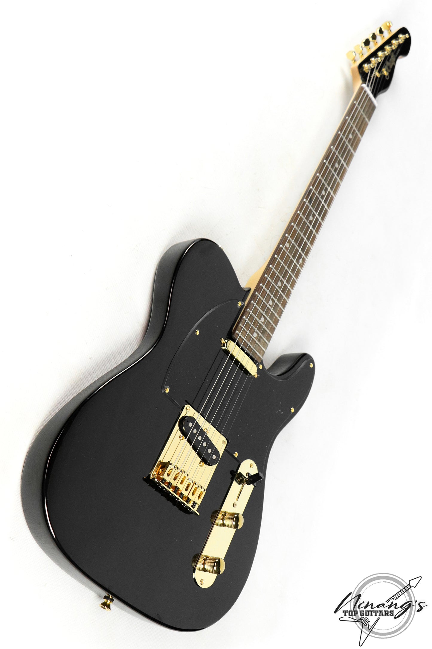 JCraft T-2 LTD. Tele Tuxedo Black