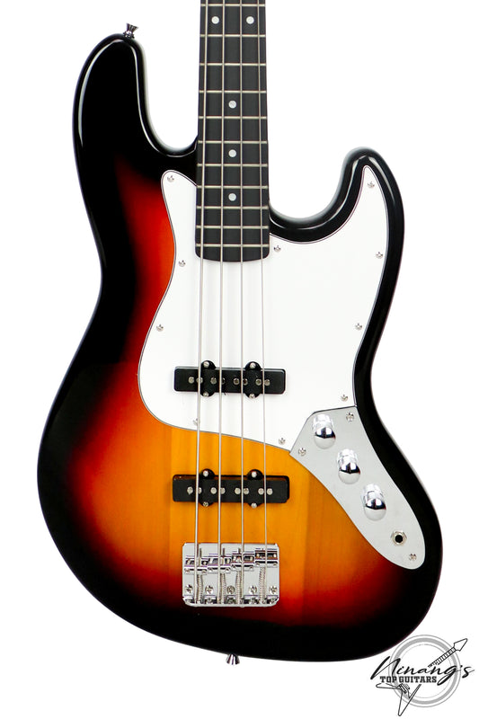 PHX JB-4 4-String Jazz Bass Sunburst