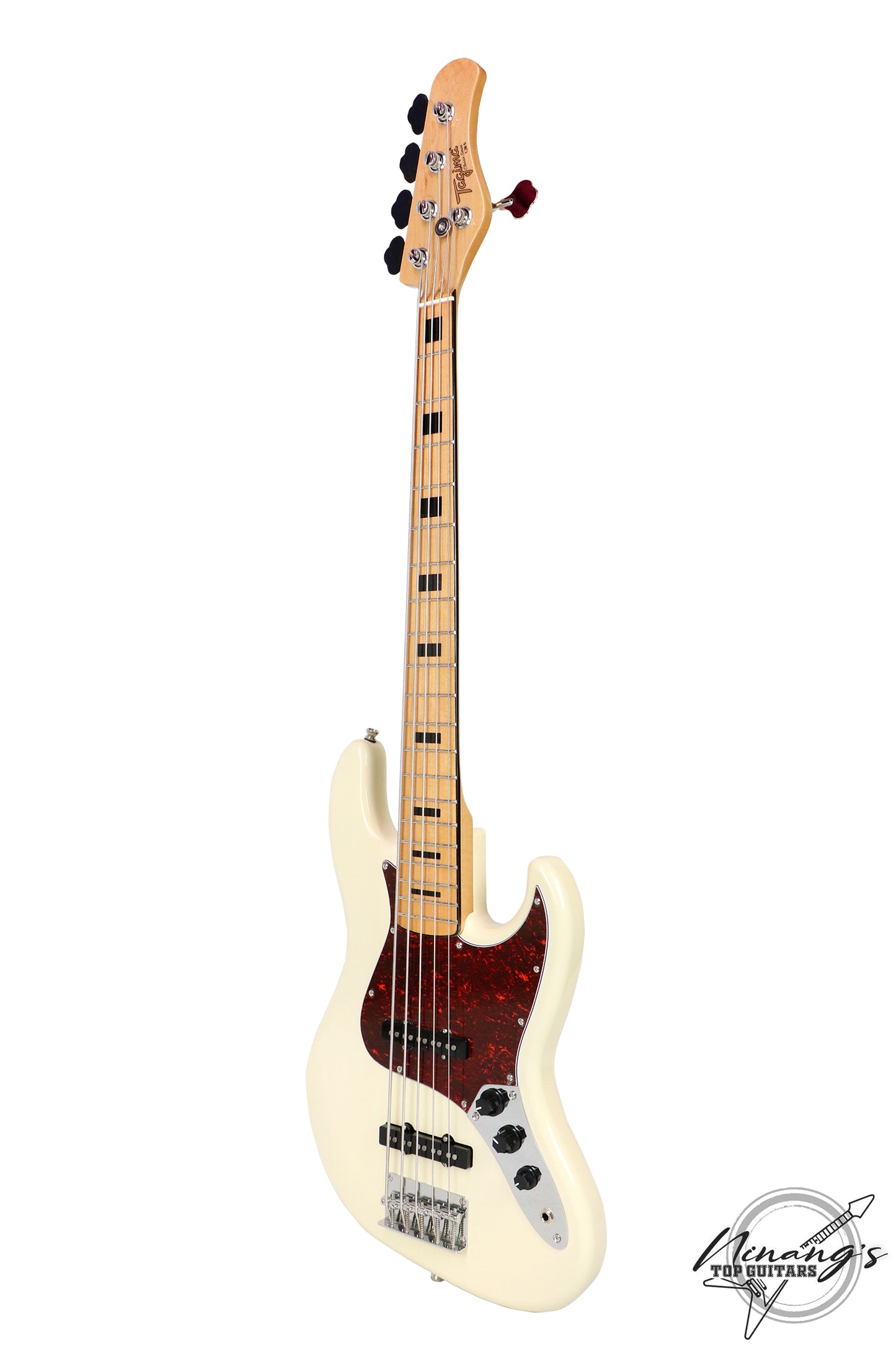 Tagima TJB-5 5-String Jazz Bass Olympic White